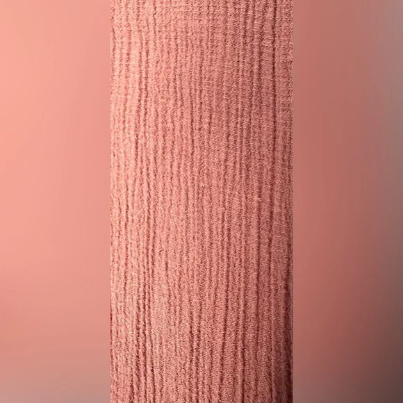 Perch by Blu Pepper Rust Blouse with Back Buttons and Tie Sleeves - Picture 9 of 10